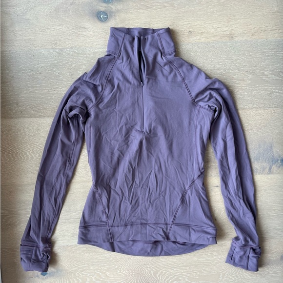 Lululemon Half Zip Long Sleeve Top in Purple - Picture 1 of 6
